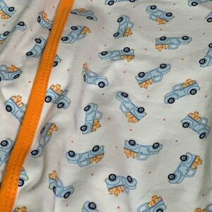 Trucks and pumpkins sleeper gown